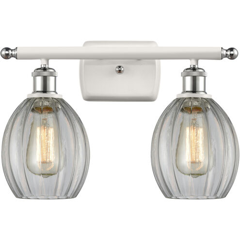 Ballston Eaton LED 16 inch White and Polished Chrome Bath Vanity Light Wall Light, Ballston