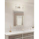 Elara 3 Light 22 inch Brushed Nickel Bath Vanity Wall Light