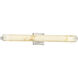 Lumenaria 30.5 inch Brushed Nickel Vanity Light Wall Light