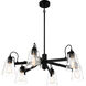 Beckonridge 6 Light 32 inch Coal Chandelier Ceiling Light