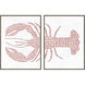 Spotted Crab / Spotted Lobster 16 X 12 inch Non-Glass Framed Art, Propac