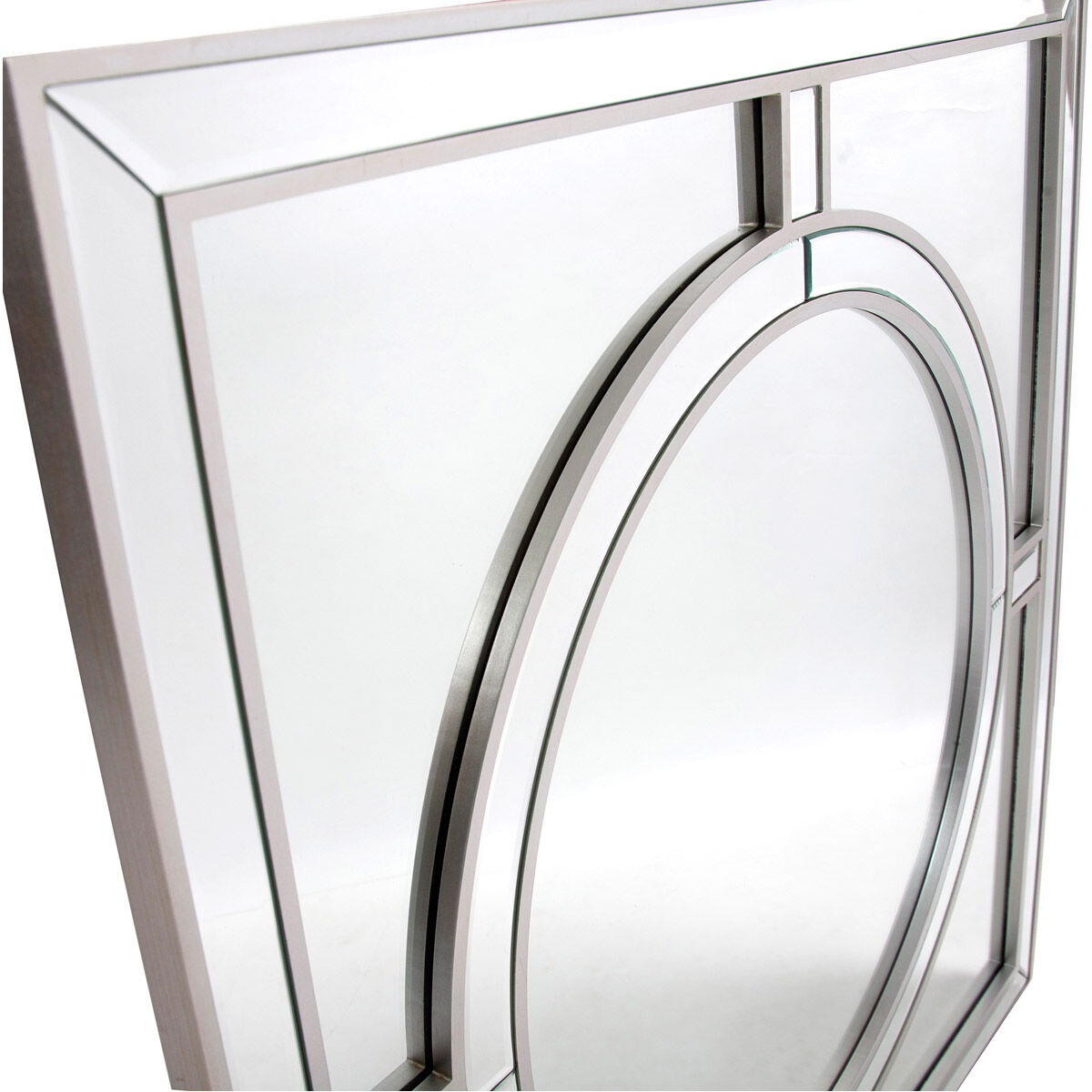 Arwen 40 X 40 inch Champagne Silver Wall Mirror, Large