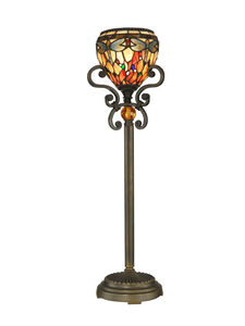 Dragonfly 28.75 inch 60 watt Antique Golden Sand Buffet Lamp Portable Light