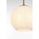 Baxter 1 Light 8 inch Satin Gold Pendant Ceiling Light