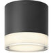 Ottawa 1 Light 4.53 inch Matte Black Bathroom Downlight Ceiling Light