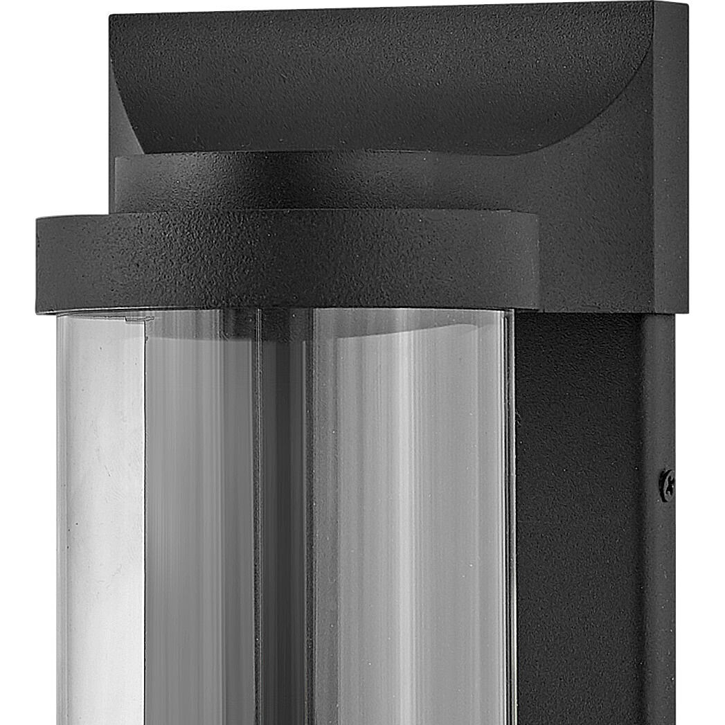 Pearson LED 22 inch Textured Black Outdoor Wall Mount Lantern, Large