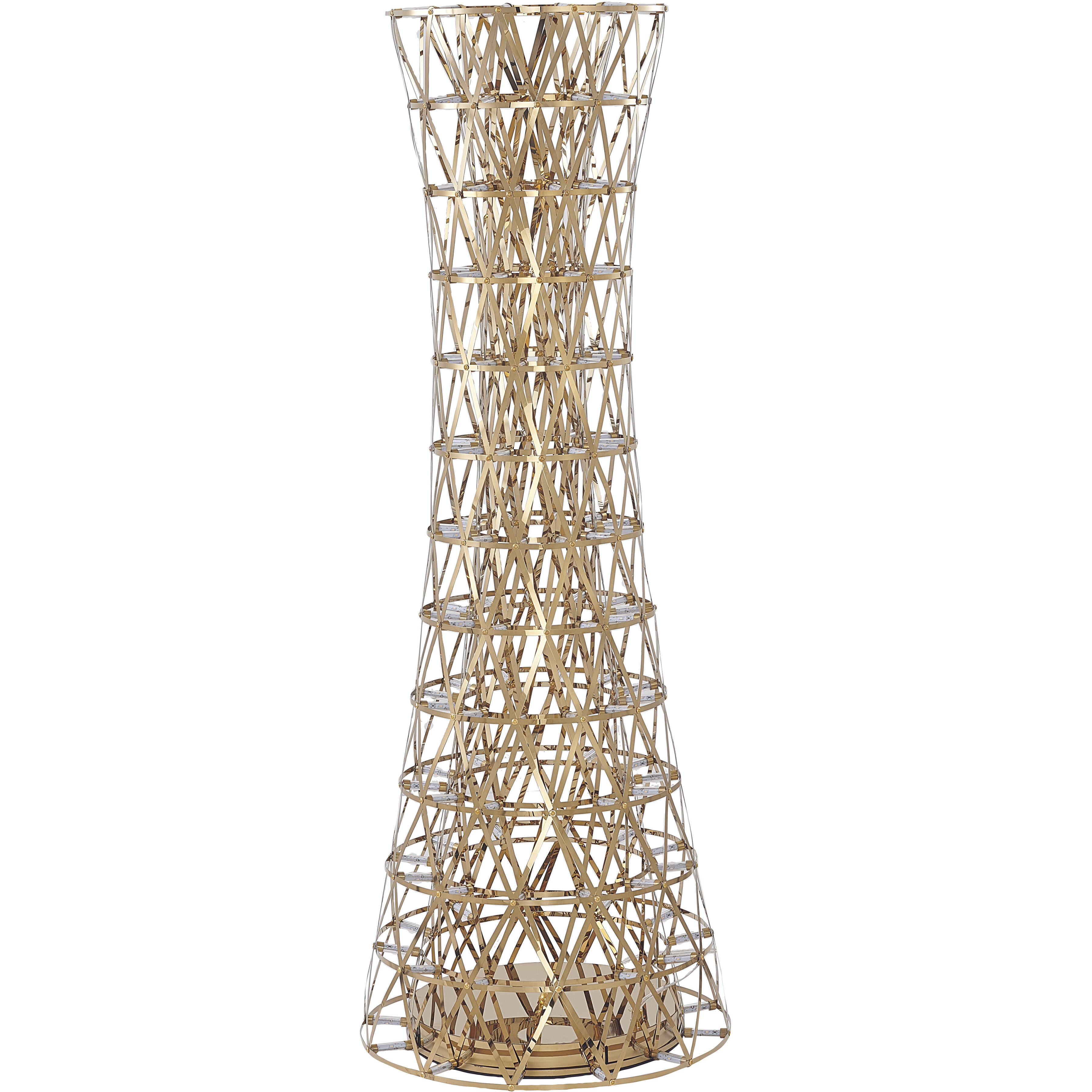 Canada 43 inch 0.30 watt Gold Floor Lamp Portable Light