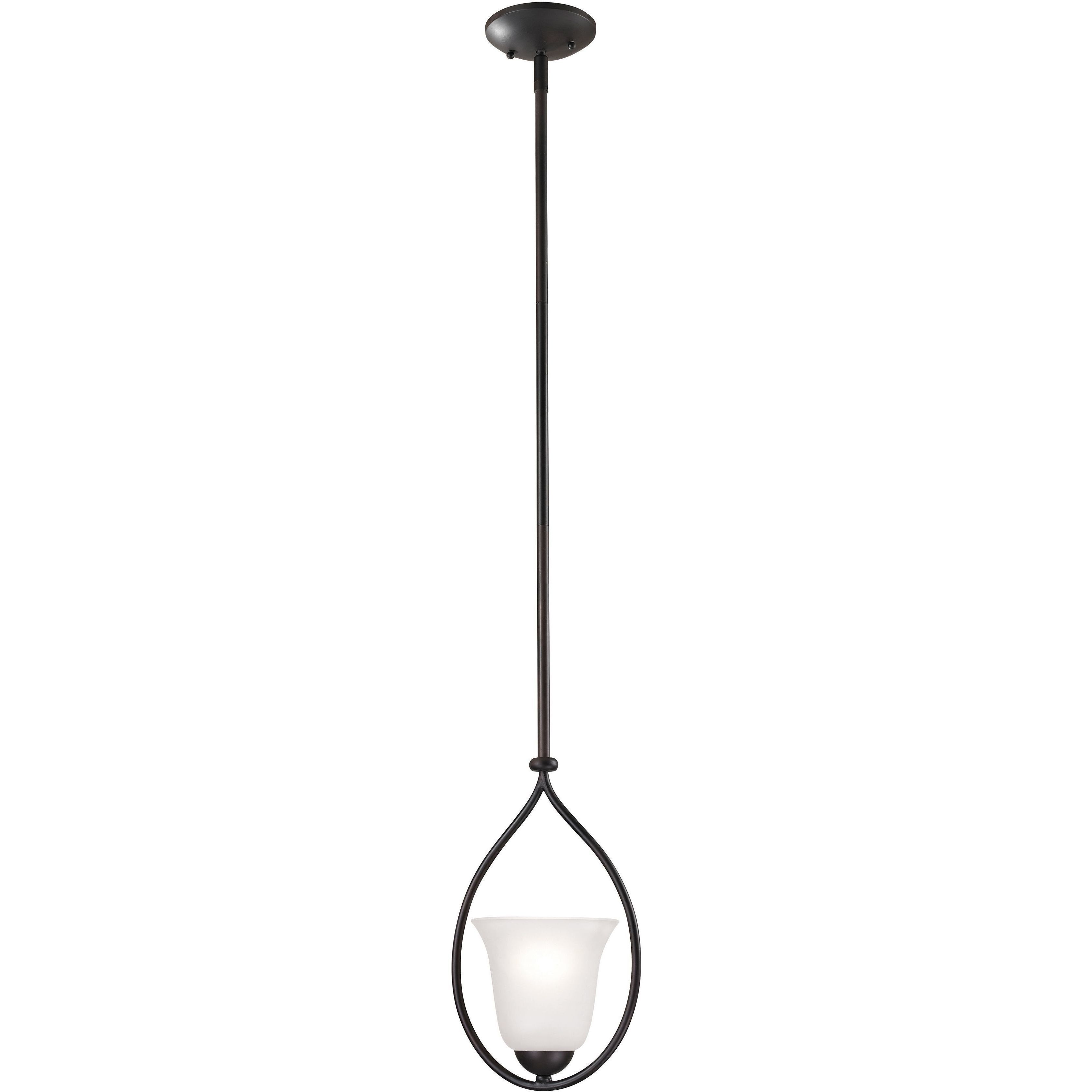 Conway 1 Light 8 inch Oil Rubbed Bronze Mini Pendant Ceiling Light