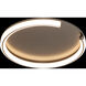Anela LED 17.72 inch Brushed Champagne Flush Mount Ceiling Light