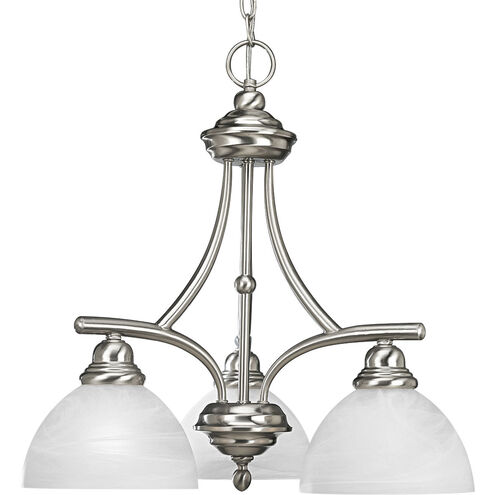 Glendale 3 Light 21 inch Brushed Nickel Chandelier Ceiling Light