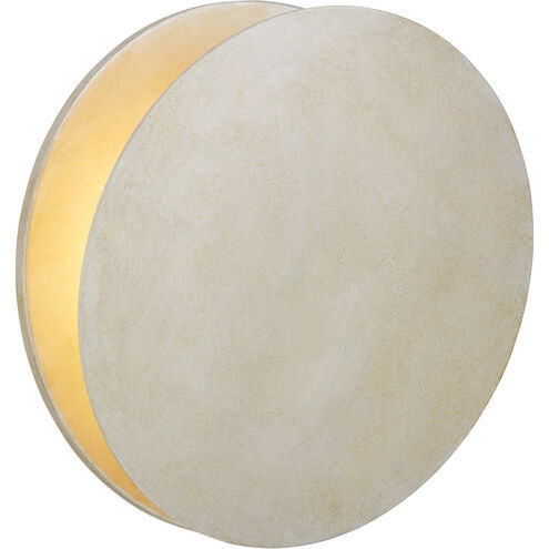 AERIN Gabriela LED 12 inch Burnished Silver Leaf Wall Washer