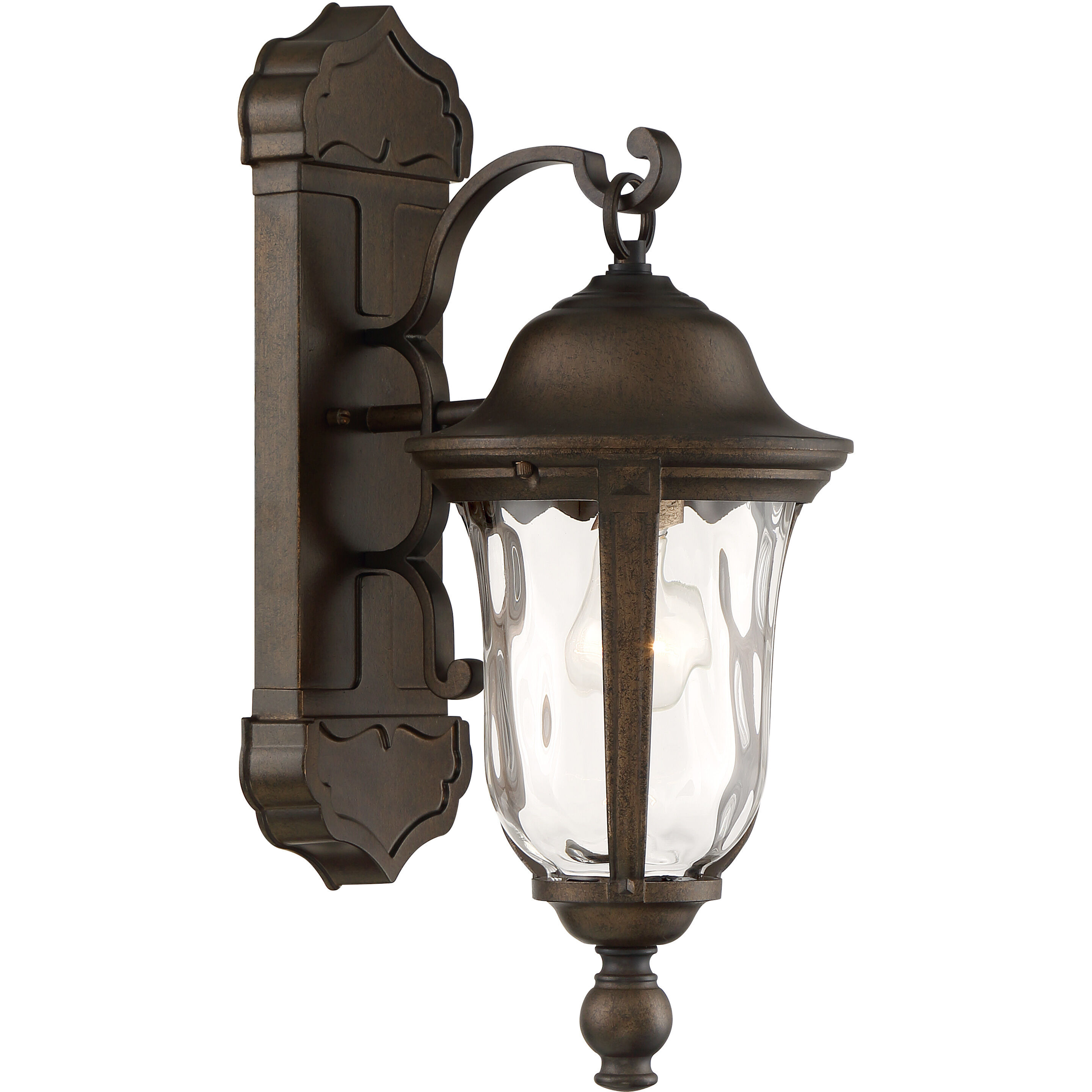 Havenwood 1 Light 19 inch Tavira Bronze And Alder Silver Outdoor Wall Mount, Great Outdoors 