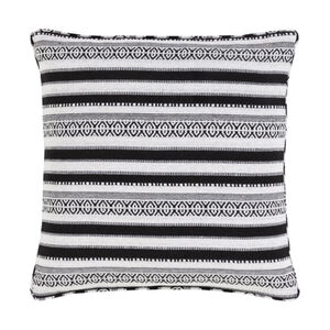 Maya 22 X 22 inch Black/White Pillow Cover