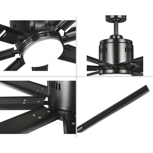 Vast 72 inch Black Ceiling Fan, Progress LED