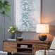 Amir 22 inch 60 watt Black/Gold/White Table Lamp Portable Light