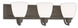 Springfield 3 Light 24 inch Bronze Bath Vanity Wall Light