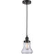 Edison Bellmont 1 Light 6 inch Matte Black Mini Pendant Ceiling Light