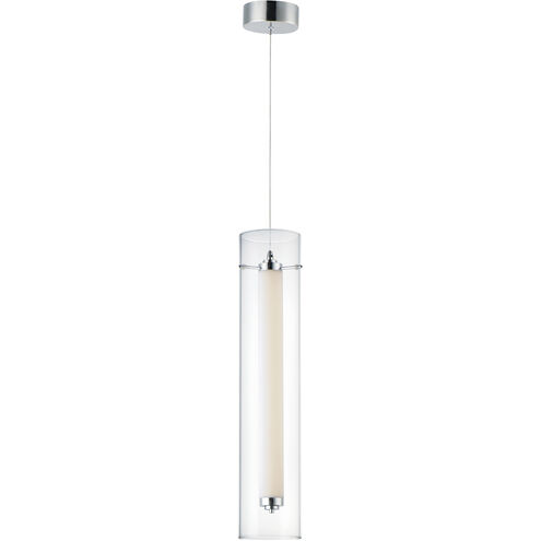 Centrum LED 5 inch Polished Chrome Single Pendant Ceiling Light
