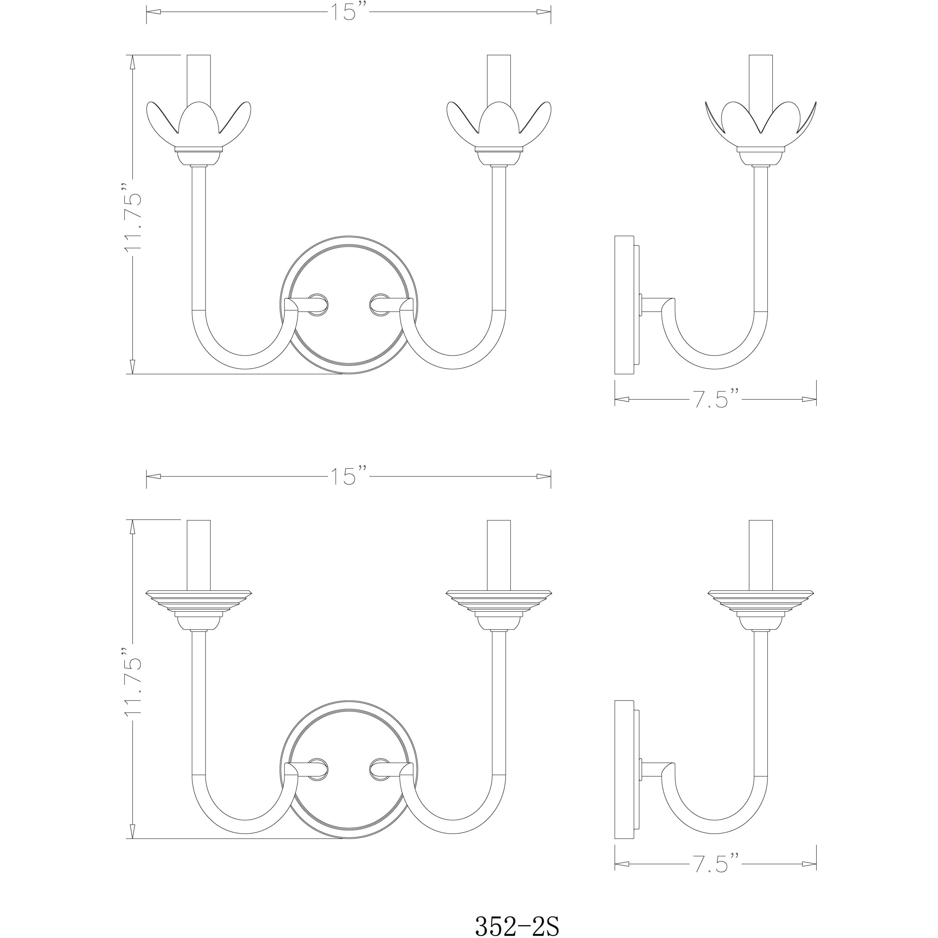 Allistair Wall Sconce Wall Light in Tundra White