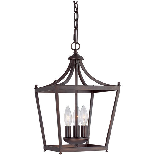 Peckham 3 Light 10 inch Burnished Bronze Foyer Ceiling Light