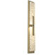 Glacier LED 5 inch Gilded Brass Indoor Sconce Wall Light in 3000K LED, Double