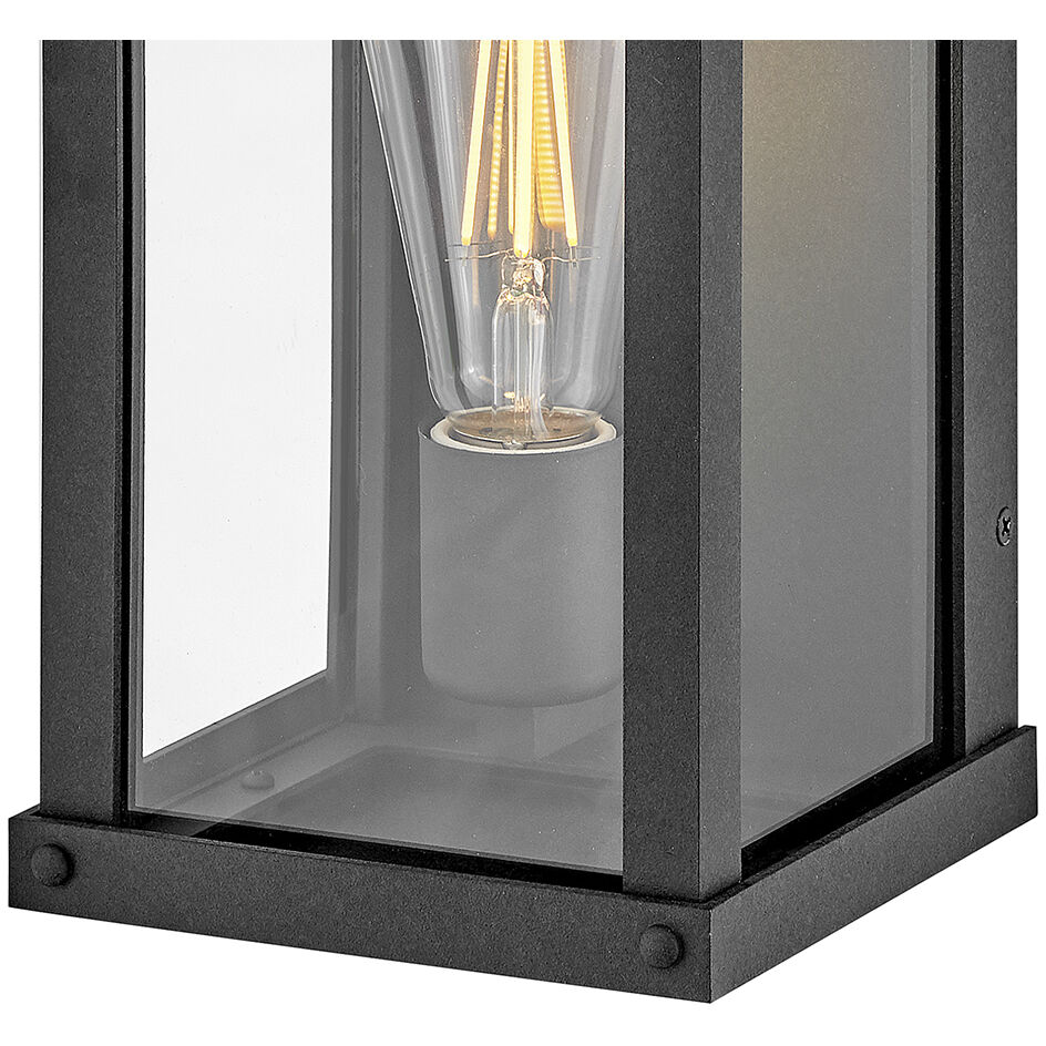 Beckham Outdoor Wall Mount Lantern in Aged Zinc