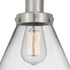 Cone 3 Light 25.75 inch Brushed Satin Nickel Bath Vanity Light Wall Light