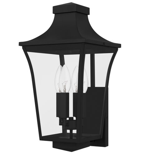 Quentin 4 Light 20 inch Earth Black Outdoor Wall Lantern, Large