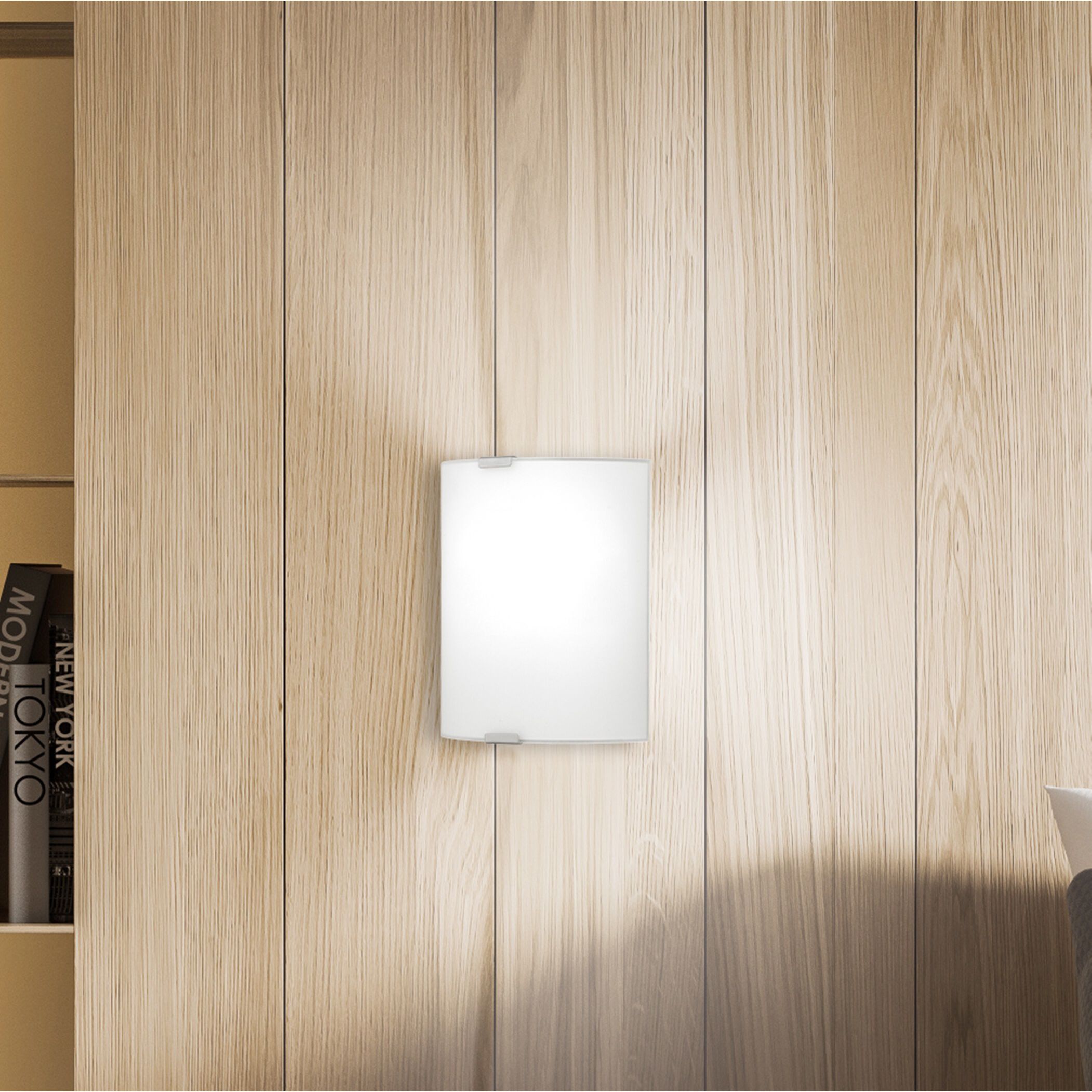 Grafik 1 Light 7.09 inch Chrome ADA Wall Light