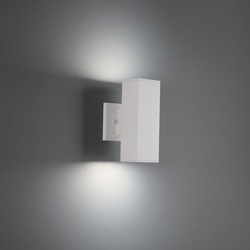 Cubix LED 9.42 inch White Outdoor Wall Light