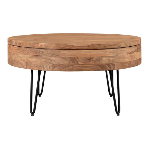 Privado 31 X 31 inch Natural Storage Coffee Table