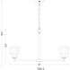 Oren 6 Light 32 inch Matte Black Chandelier Ceiling Light