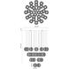 Marni LED 25.63 inch Polished Nickel Multi-Pendant Ceiling Light