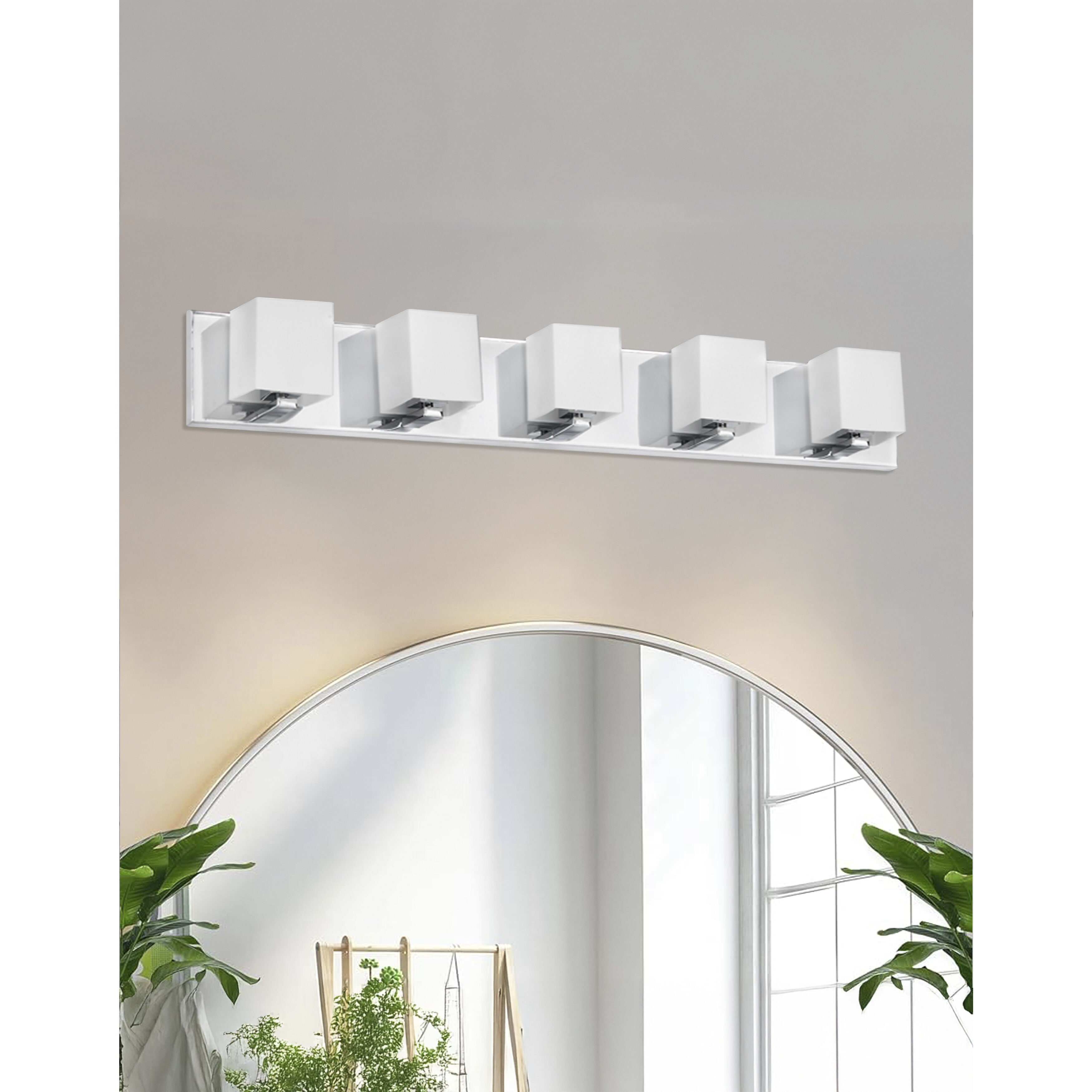 Verona LED 29.5 inch Polished Chrome Vanity Light Wall Light