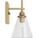 Ruben 1 Light 6.25 inch Satin Brass Wall Bath Fixture Wall Light