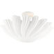Hadley 3 Light 22.5 inch Gesso White Semi-Flush Mount Ceiling Light