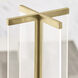 Sean Lavin Rohe 24.7 inch 24.9 watt Natural Brass Table Lamp Portable Light, Integrated LED