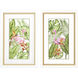 Waterside Green and Pink Framed Art