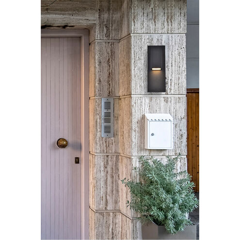 Raine 13 inch Black Outdoor Wall Light