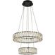 Monroe 2 Light 18 inch Black Pendant Ceiling Light
