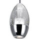 Perrier LED 5 inch Chrome Multi Light Pendant Ceiling Light