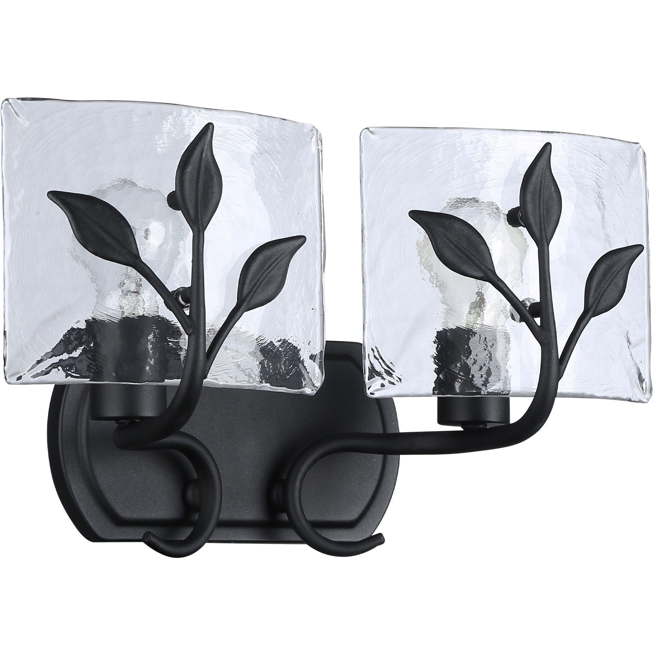 Calla Vanity Wall Light in Natural Black