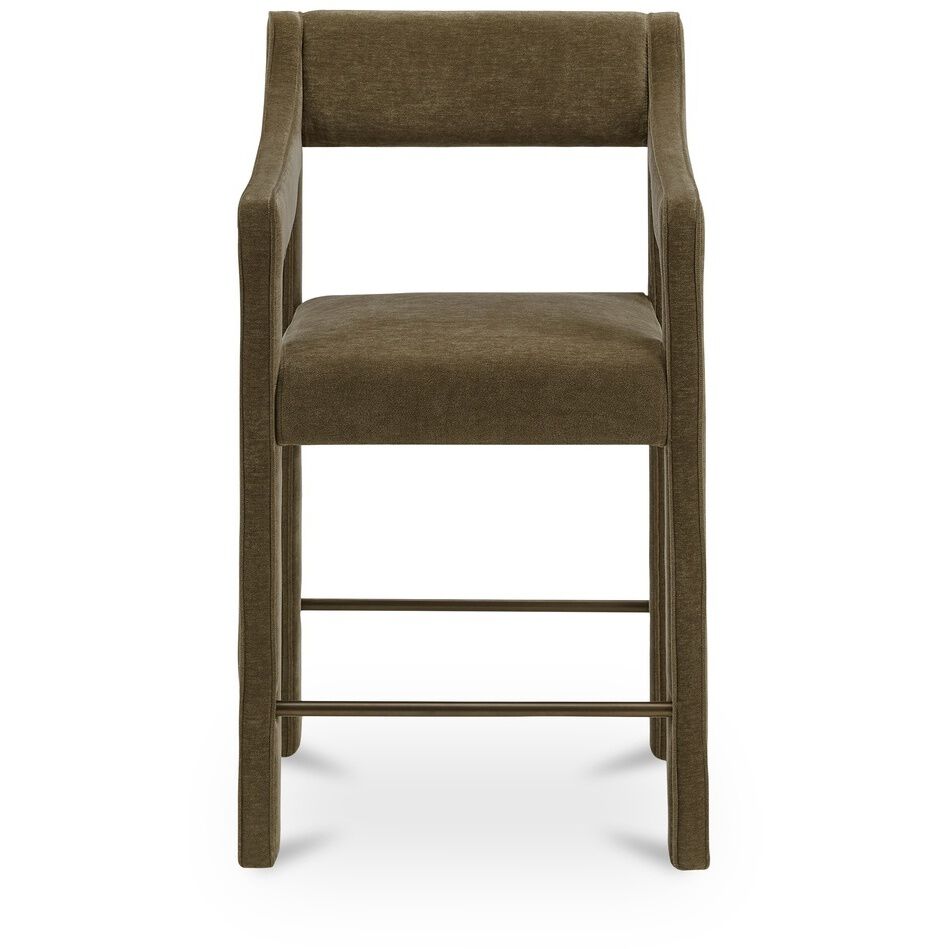 Elise 39.4 inch Green Counter Stool