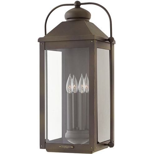 Heritage Anchorage LED 25 inch Light Oiled Bronze Outdoor Wall Mount Lantern, Extra Large