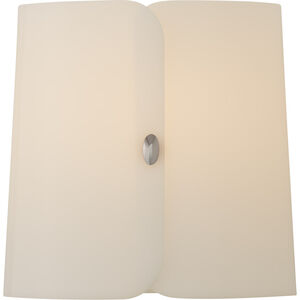 Visual Comfort Barbara Barry Dapper LED 10 inch Polished Nickel Sconce Wall Light, Small BBL2118PN-WA - Open Box