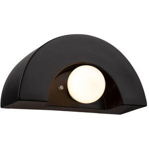 Ambiance Collection 1 Light 12 inch Carbon Matte Black Wall Sconce Wall Light