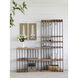 Anita 76.8 X 31.5 X 16.9 inch Black Shelf