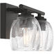 Glint 2 Light 15.5 inch Dark Bronze Vanity Wall Light
