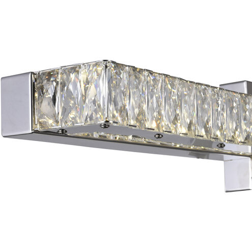 Milan LED 32 inch Chrome Vanity Light Wall Light