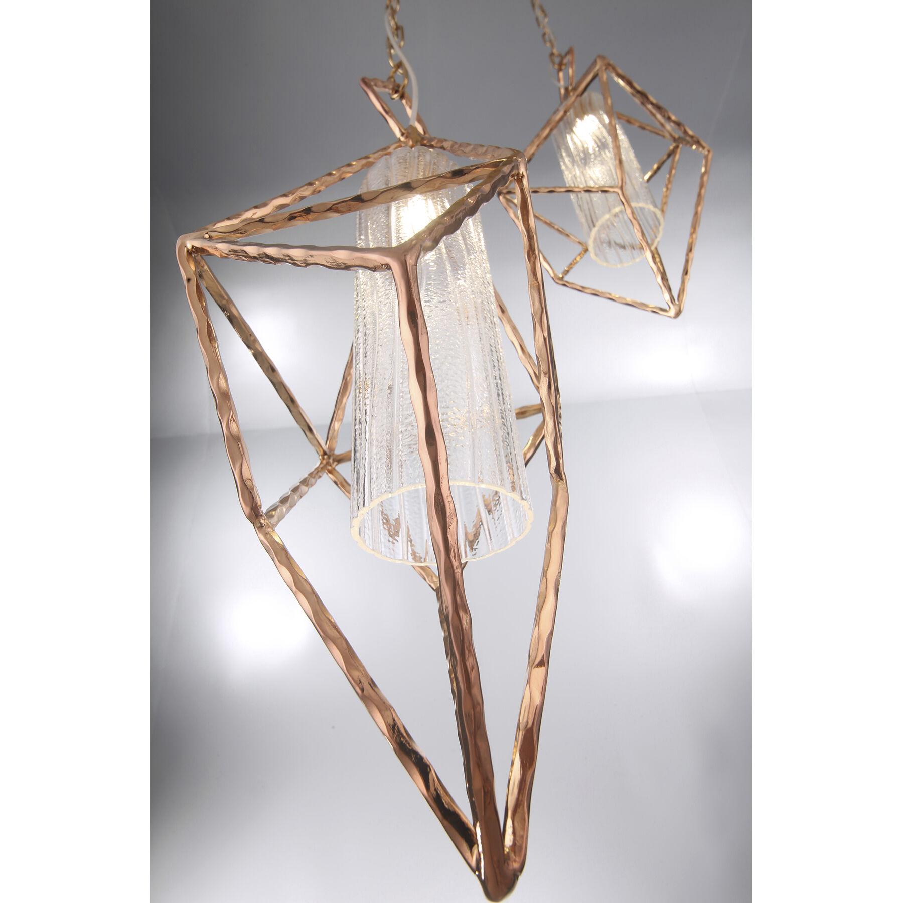 Verdino LED 10 inch Rose Gold Pendant Ceiling Light, Large